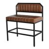 Ghế bar băng bọc nệm 100x55x117cm khung sắt