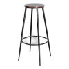 Ghế bar cao 100cm mặt gỗ tròn G