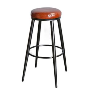 Ghế bar chân sắt cone bọc nệm da G