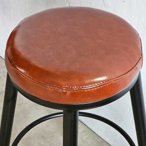 Ghế bar chân sắt cone bọc nệm da G - hình 1