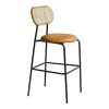 Ghế bar Henry lưng lưới mắt cáo khung sắt bọc nệm G