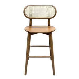 Ghế bar khung gỗ lưng lưới mắt cáo G