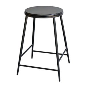 Ghế bar mặt gỗ tròn chân sắt sơn tĩnh điện G