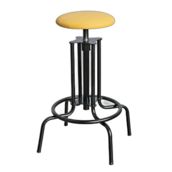 Ghế bar nâng hạ chiều cao bọc nệm chân sắt G