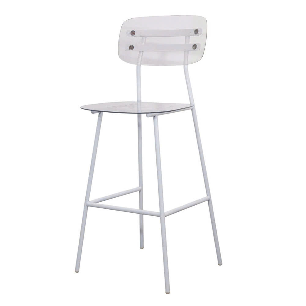 Ghế bar nhựa chân sắt sơn tĩnh điện Ghế bar nhựa chân sắt sơn tĩnh điện - hình 4