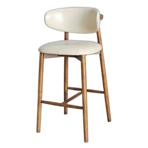 Ghế bar Oleando gỗ Ash bọc da si G