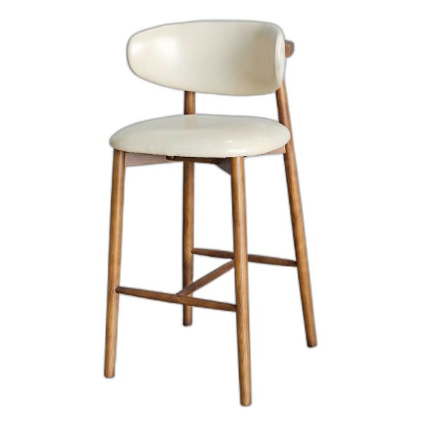 Ghế bar Oleando gỗ Ash bọc da si G