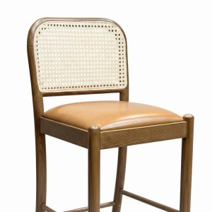 Ghế bar Sienna bọc da Si gỗ Ash G - hình 1
