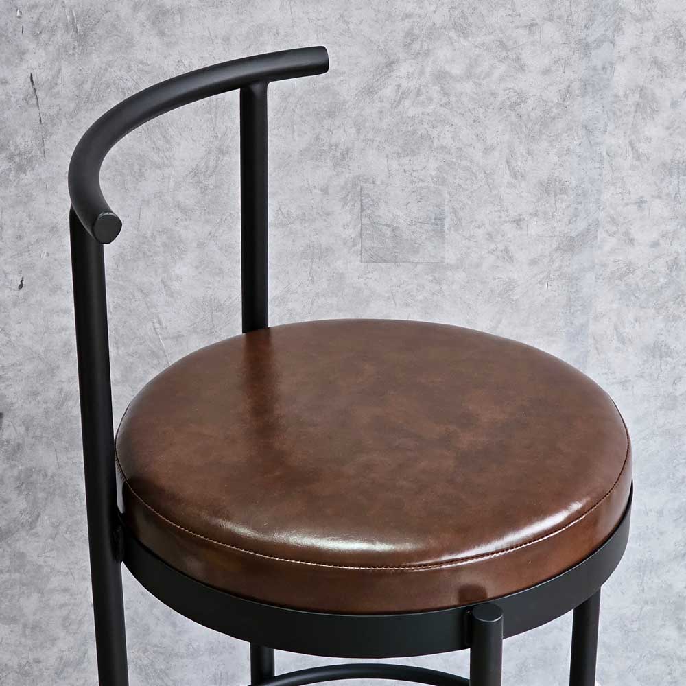 Ghế bar SOFT khung sắt lót nệm da bọc vài PU Ghế bar SOFT khung sắt lót nệm da bọc vài PU - hình 1