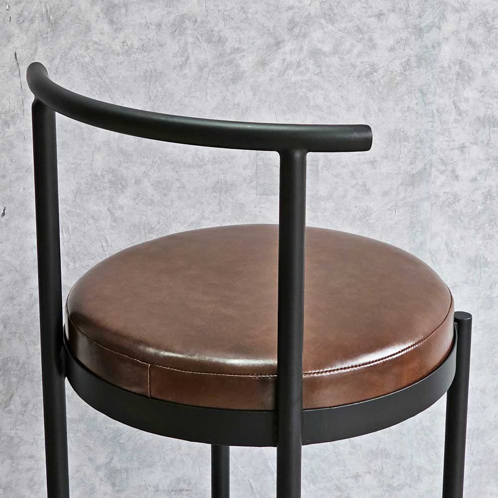 Ghế bar SOFT khung sắt lót nệm da bọc vài PU Ghế bar SOFT khung sắt lót nệm da bọc vài PU - hình 2
