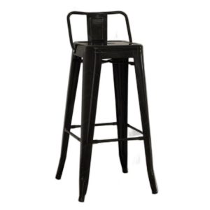 Ghế bar tolix cao có lưng nhiều màu