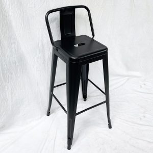 Ghế bar tolix cao có lưng nhiều màu - hình 1