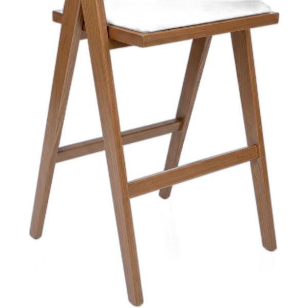Ghế bar V-Leg bọc vải gỗ Ash G