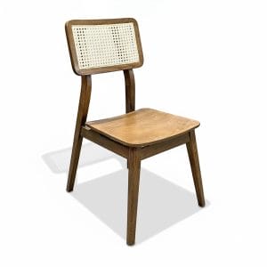 Ghế Bonavista lưng lưới gỗ Ash - hình 1
