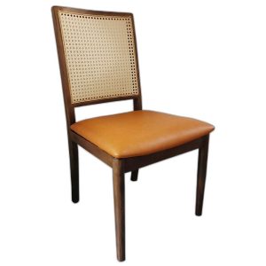 Ghế cafe, ghế ăn Mila không tay khung gỗ Ash