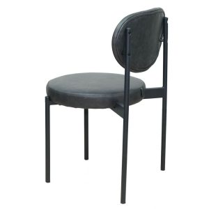 Ghế cafe, ghế ăn Verpan nệm da chân sắt GAKJC-430 - hình 1
