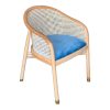 Ghế CAVALLO lưng lưới mắt cáo khung gỗ sồi Ash