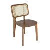 Ghế CH301 tựa lưng lưới mắt cáo gỗ Ash