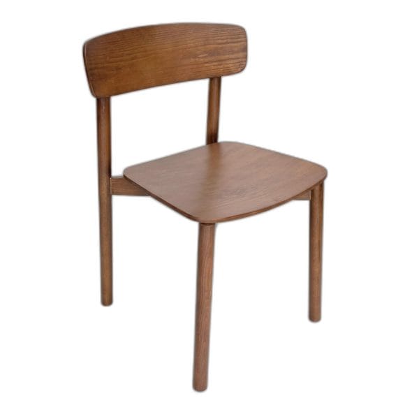 Ghế Cross gỗ tần bì lưng tựa plywood