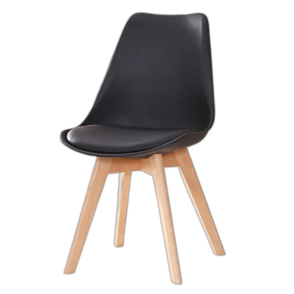 Ghế Eames chân gỗ có nệm nhiều màu Ghế Eames chân gỗ có nệm nhiều màu