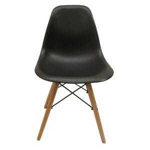 Ghế Eames chân gỗ lưng nhựa nhiều màu - hình 1