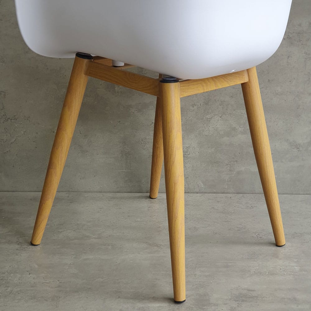Ghế Eames nhựa đúc chân sắt sơn giả gỗ Ghế Eames nhựa đúc chân sắt sơn giả gỗ - hình 3