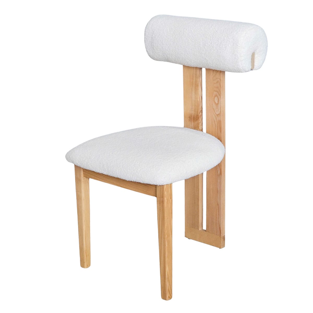 Ghế Hippo gỗ Ash vải lông cừu Ghế Hippo gỗ Ash vải lông cừu - hình 1