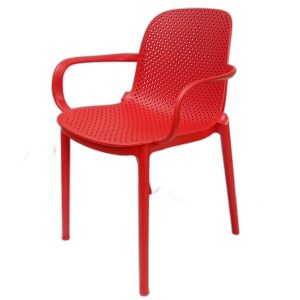 Ghế nhựa có tay nhiều màu