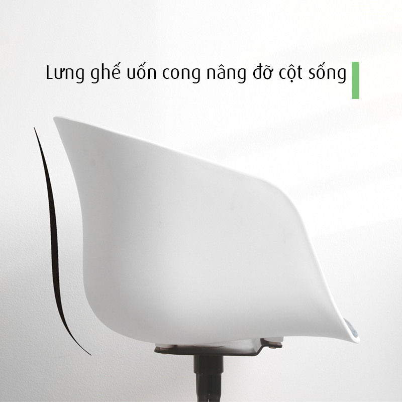 Ghế nhựa di động lót nệm vải bố chân sắt GAK-FUG Ghế nhựa di động lót nệm vải bố chân sắt GAK-FUG - hình 2