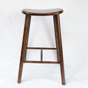 Ghế quầy bar đơn giản gỗ cao su - hình 1