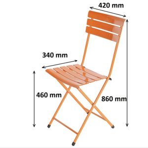 Ghế sắt ngoài trời xếp gọn Patio - hình 1