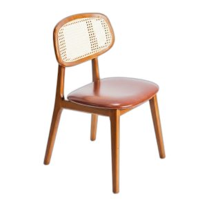 Ghế SECCO gỗ cao su lưng lưới mắt cáo