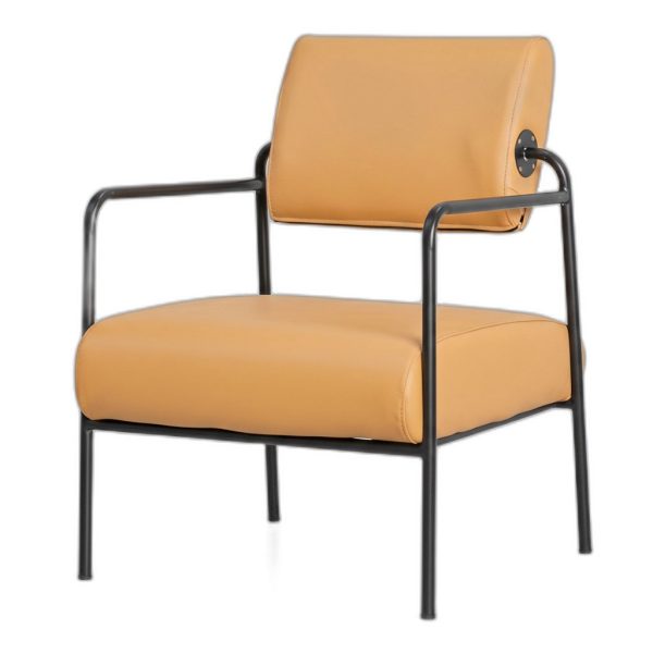 Ghế sofa đơn bọc da simili khung sắt GSD68099