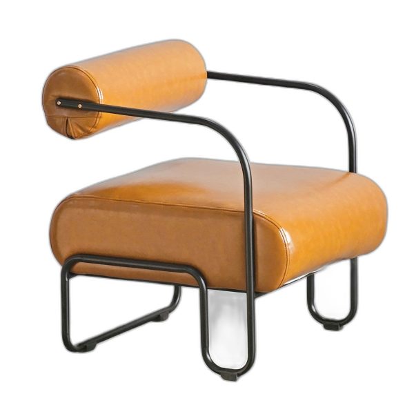 Ghế sofa đơn Candle bọc da simili khung sắt GSD68100