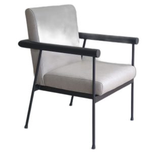 Ghế sofa đơn, ghế cafe nệm simili khung sắt