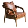 Ghế sofa đơn Kana khung gỗ Ash nệm simili GSD68061