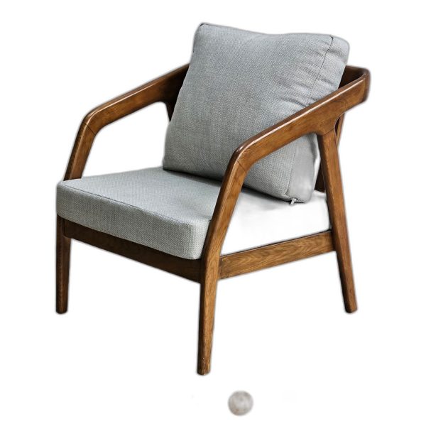 Ghế sofa đơn Kana nệm vải khung gỗ GSD68058