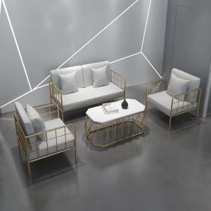 Ghế sofa đơn nệm vải khung sắt GSD68063 - hình 1