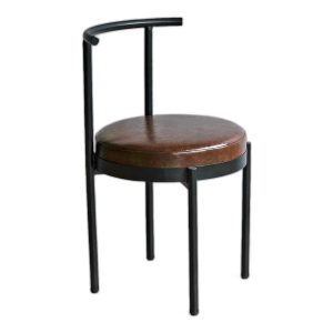 Ghế SOFT khung sắt lót nệm da bọc vài PU