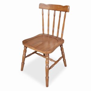 Ghế Solic gỗ cao su mặt ngồi lõm - hình 1