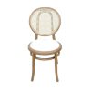 Ghế Thonet mặt trăng khung gỗ tần bì Ash lưng lưới
