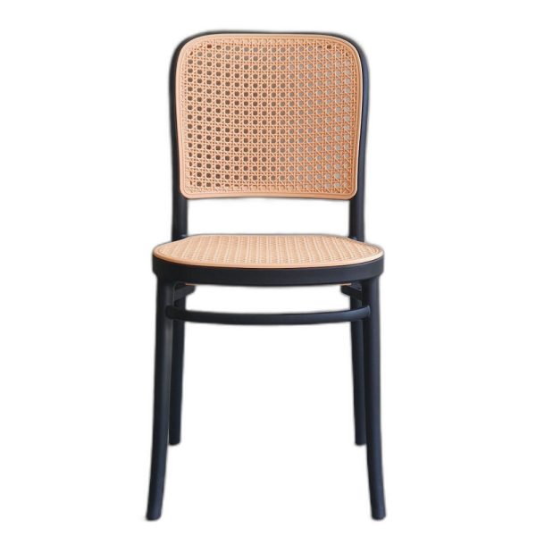Ghế Thonet nhựa đúc lưới mắt cáo giả mây