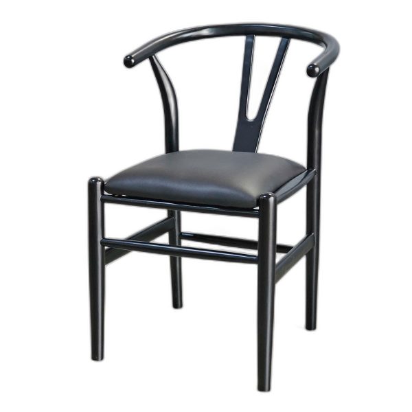 Ghế Wishbon bọc nệm khung gỗ cao su