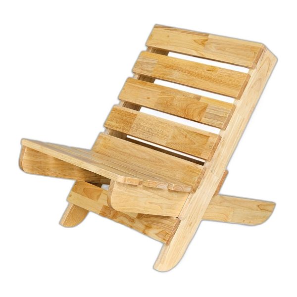 Ghế xếp thư giãn 46x74x60cm gỗ cao su