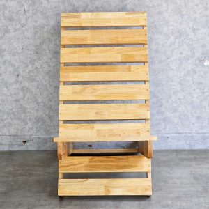 Ghế xếp thư giãn 46x90x86cm gỗ cao su - hình 1