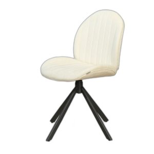 Ghế xoay cố định bọc vải nhung chân sắt