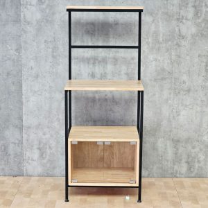 Kệ bếp 55x40x140cm gỗ cao su - hình 1