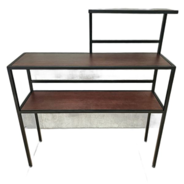 Kệ bếp đa năng 135x40x155cm gỗ cao su