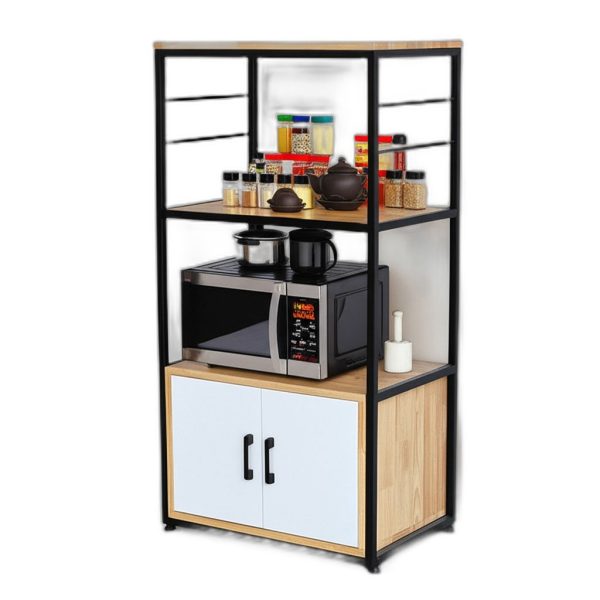 Kệ bếp đa năng 60x40x115cm gỗ cao su