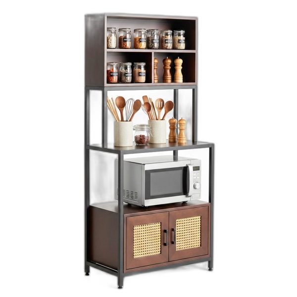 Kệ bếp đa năng 75x40x165cm gỗ cao su